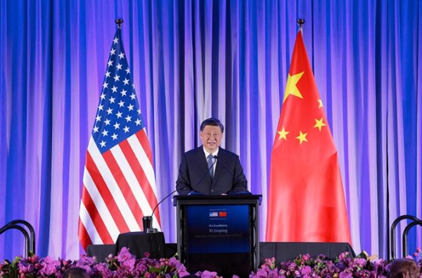 习近平出席美国友好团体联合欢迎宴会并发表演讲 习近平出席美国友好团体联合欢迎宴会并发表演讲