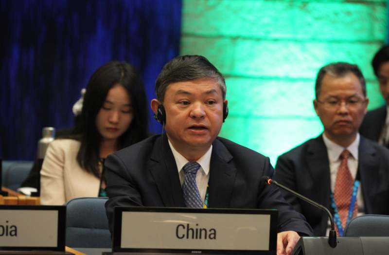 COP15主席、生态环境部部长黄润秋在第六届联合国环境大会期间积极推动“昆明-蒙特利尔全球生物多样性框架”落实1
