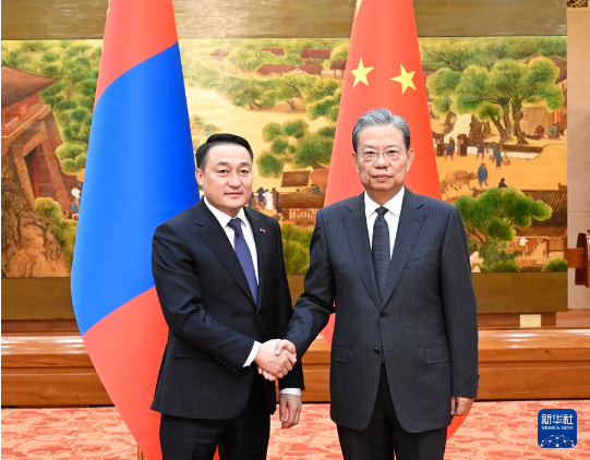 赵乐际同蒙古国国家大呼拉尔主席阿玛尔巴伊斯格楞举行会谈 赵乐际同蒙古国国家大呼拉尔主席阿玛尔巴伊斯格楞举行会谈