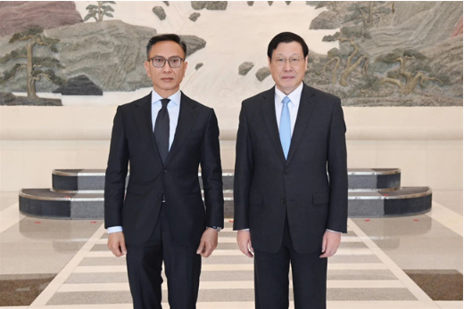 应勇会见澳门特区检察院检察长陈子劲1 应勇会见澳门特区检察院检察长陈子劲1