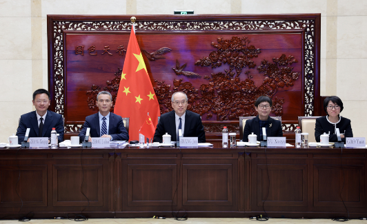张军与欧盟法院院长莱纳茨举行视频会谈2 张军与欧盟法院院长莱纳茨举行视频会谈2