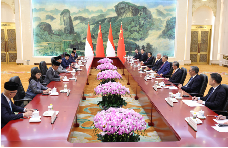 习近平会见印度尼西亚总统普拉博沃2 习近平会见印度尼西亚总统普拉博沃2