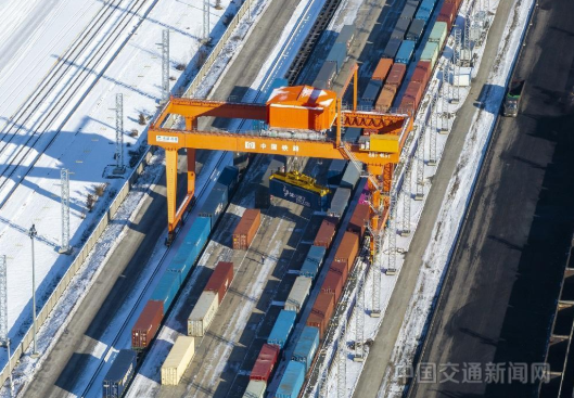 黑龙江同江铁路口岸累计开行中欧班列273列 黑龙江同江铁路口岸累计开行中欧班列273列